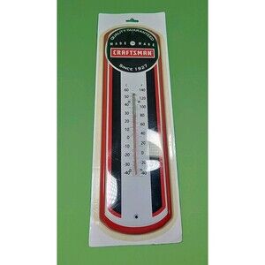 Craftsman Tools Quality Guaranteed Metal Wall Thermometer New Mancave Garage